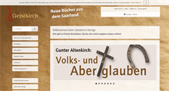 Desktop Screenshot of geistkirch.de